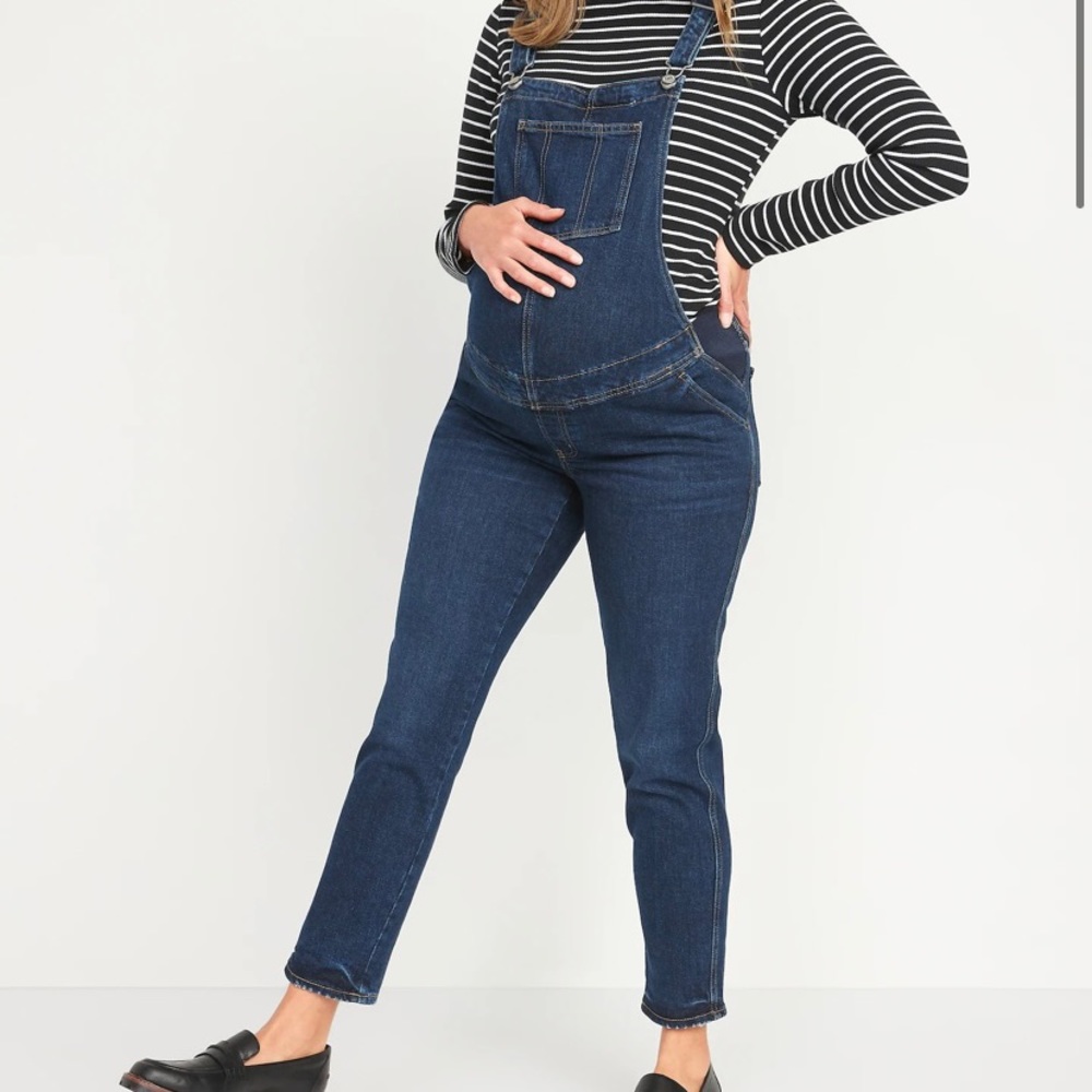 Maternity side-panel O.G. Straight Jean Overalls